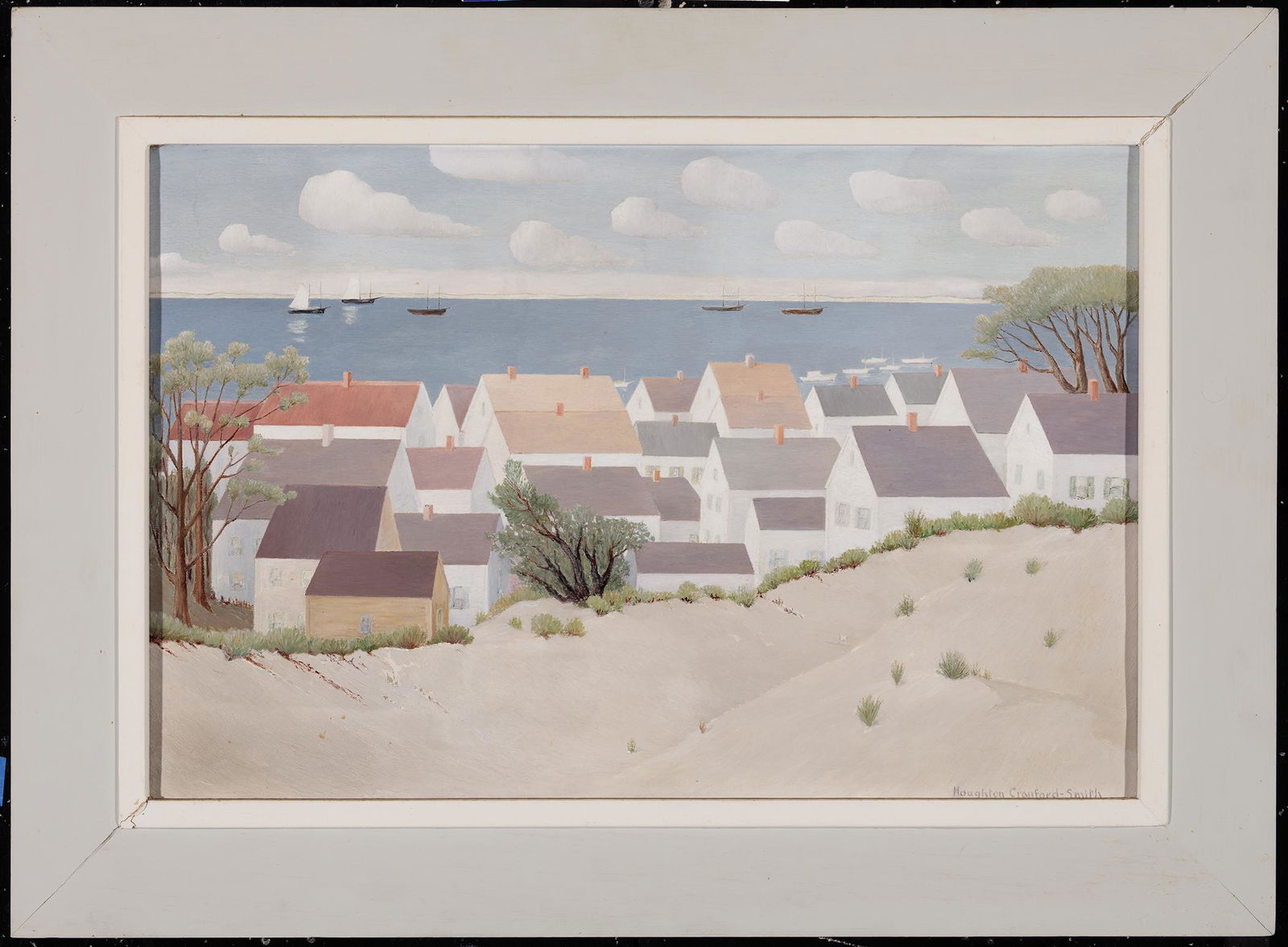 Houghton Cranford Smith, Up Along, n.d., Oil on canvas: Houghton Cranford Smith (1887-1983) Up Along, n.d. Oil on canvas Signed lower right