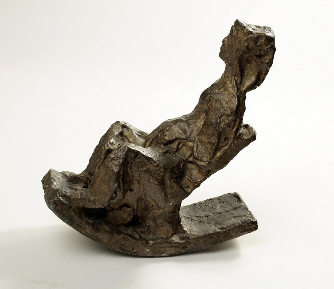 Chaim Gross, Girl in Rocking Chair/Mother, 1964, Bronze and gilt paint: Chaim Gross (1904-1991) Girl in Rocking Chair/Mother, 1964 Bronze and gilt paint, edition of 6 Signed on base