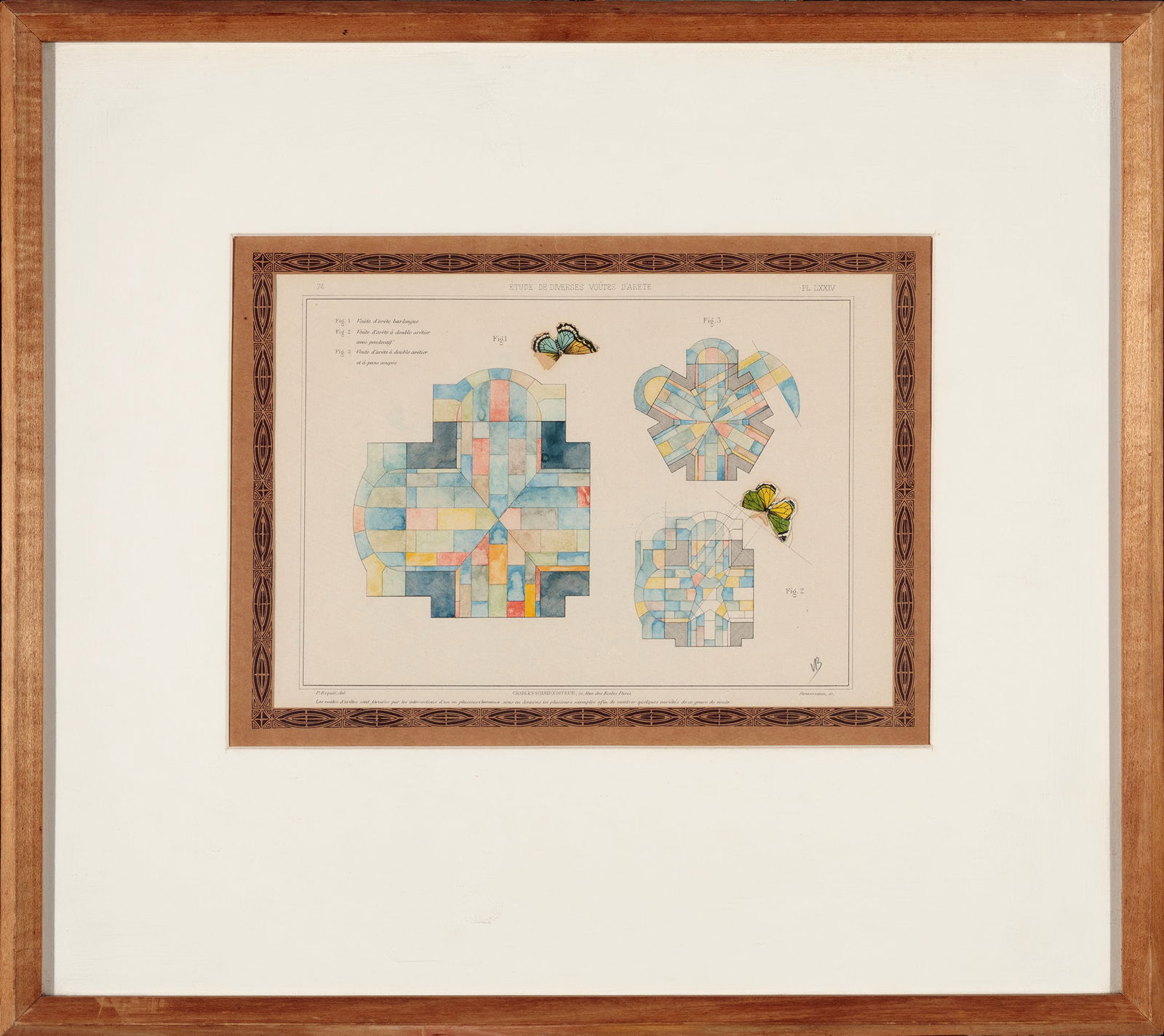 Varujan Boghosian, Untitled (Etude de Diverses Vaites d'Arete), Paper collage (1 of 2)