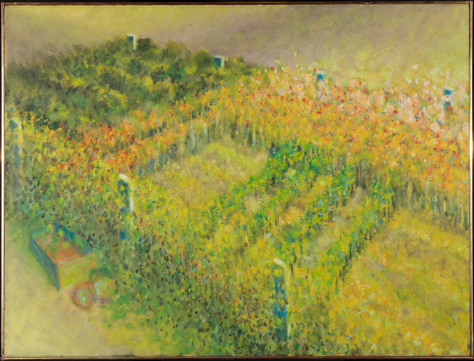 Peter Watts, Truro Garden, Oil on canvas (1 of 2)