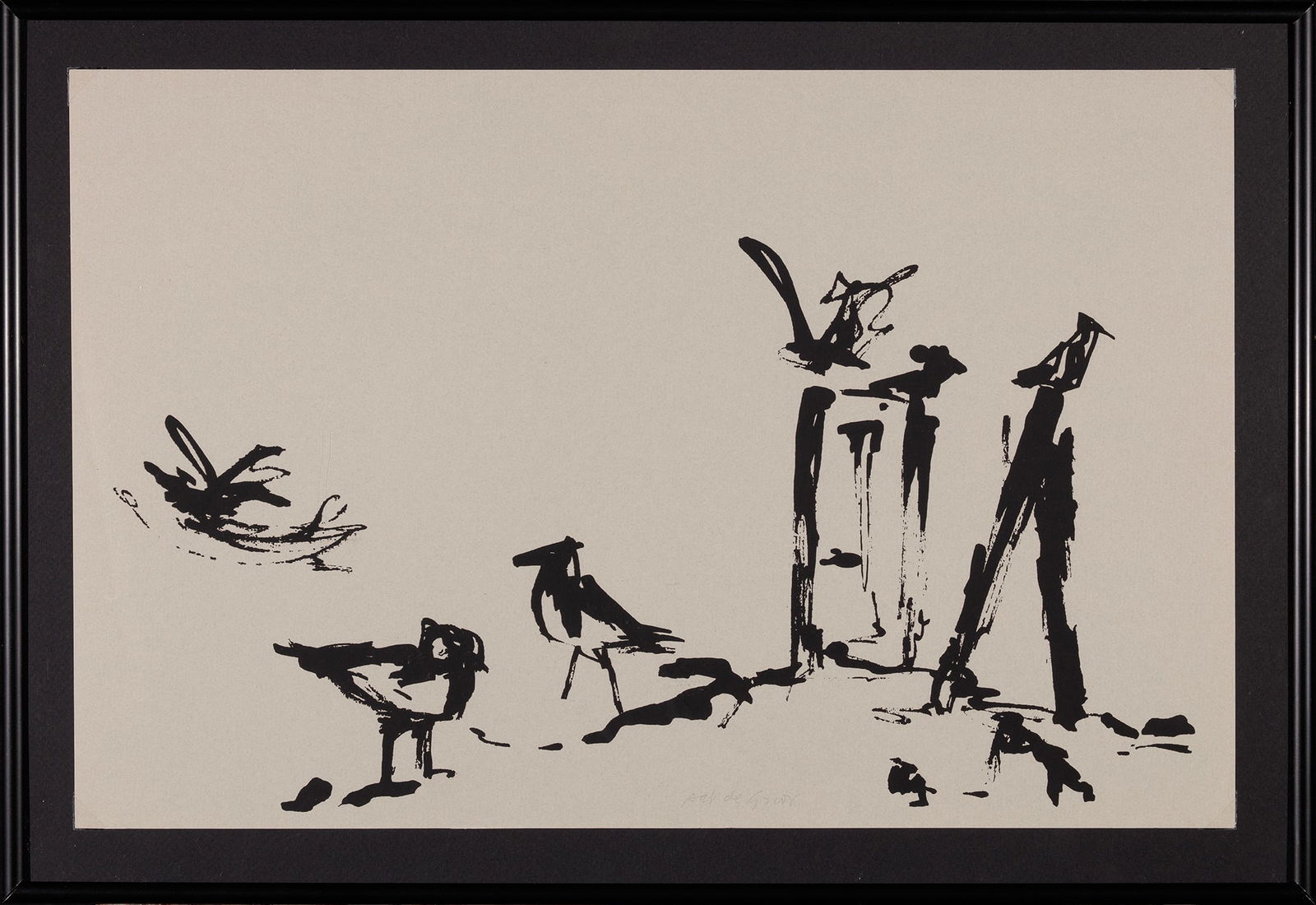 Pat de Groot, 2 Seagull Lithographs (1 of 2)