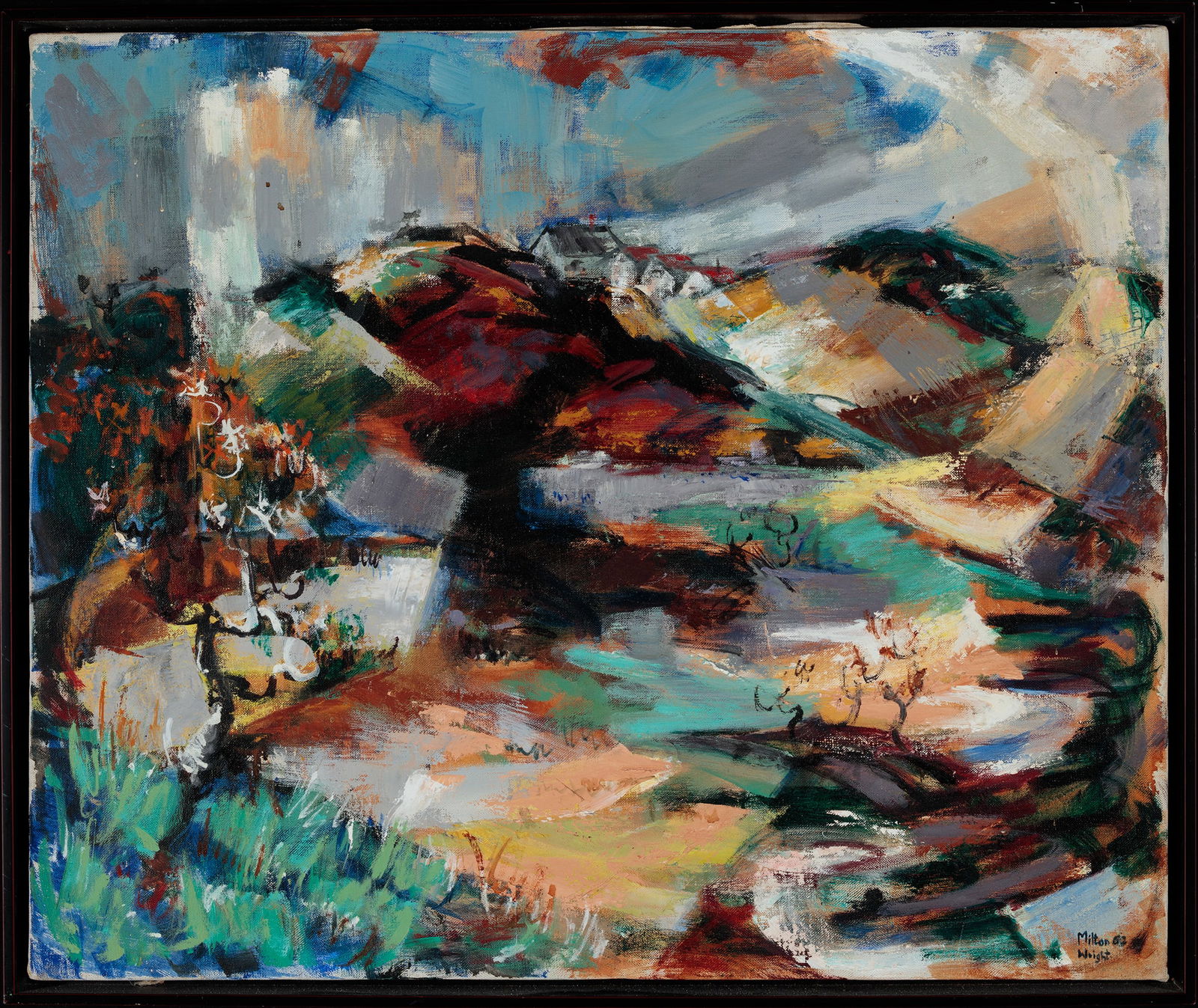 Milton Wright, Corn Hill, Oil on canvas (1 of 1)