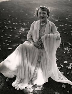 CALIFORNIA MID-CENTURY: Loomis Dean: Loomis Dean, Mary Pickford, 1955, Vintage gelatin silver print, 13.5" x 10.5". Artist's credit for LIFE stamped on verso. Titled in ink on verso. Date stamped on verso. Artist Biography: Loomis Dean w