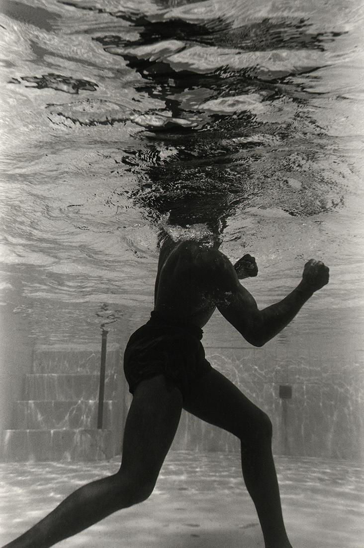 Flip Schulke, Muhammad Ali, Sir John Hotel Pool, 1961 (1 of 3)