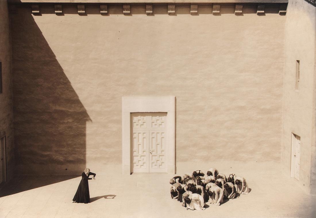Willard Van Dyke, Hanya Holm, n.d.: Willard Van Dyke, Hanya Holm, n.d., Vintage gelatin silver print, 6" x 8.75", mounted 14" x 17". Signed in pencil on mount recto. Subject identified in pen on mount verso.