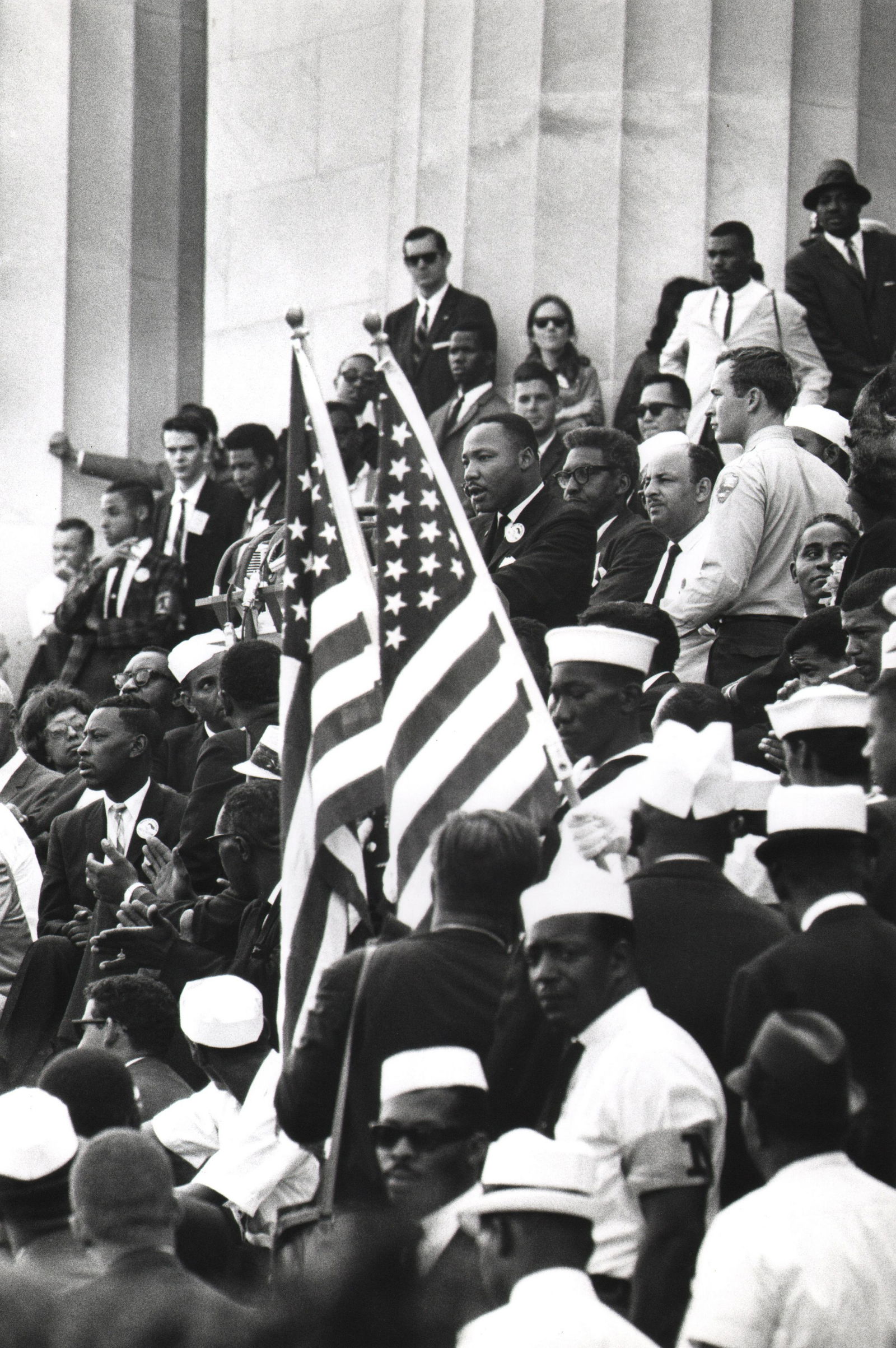 Flip Schulke, Martin Luther King Jr., 1963: Flip Schulke, Martin Luther King Jr., 1963, Vintage gelatin silver print, 11" x 14". Artist's credit affixed to verso. One of the nationÂ’s premier photojournalists, Flip Schulke spent decades chro