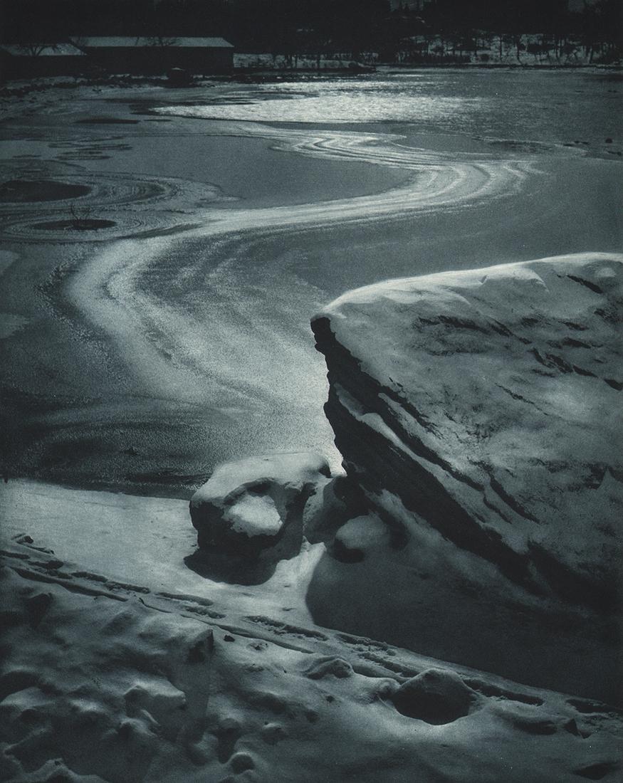Adolph Fassbender, The Ice Serpent, c. 1933: Adolph Fassbender, The Ice Serpent, c. 1933, printed 1937, Photogravure, 11" x 8.75 image, 15.5" x 12.25" page.From "Pictorial Artistry: The Dramatization of the Beautiful in Photography," 1937. Artis