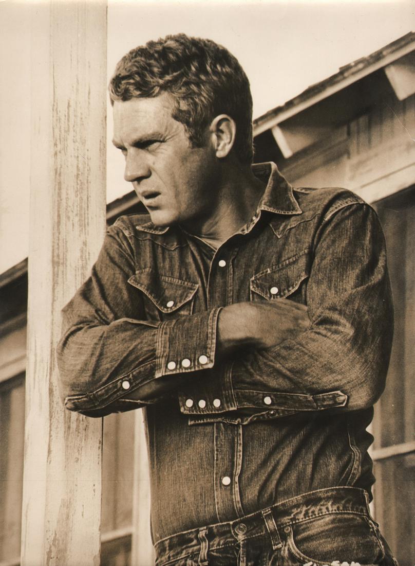 Intermezzo, Steve McQueen, c. 1950: Intermezzo, Steve McQueen, c. 1950, Vintage gelatin silver print, 9.5" x 7". Agency credit stamped on verso. Titled in pencil on verso. "M" in pen on verso.