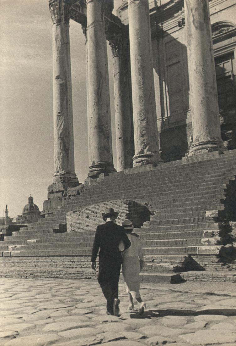 Alfred Eisenstaedt, Rome, 1933: Alfred Eisenstaedt, Rome, 1933, Vintage gelatin silver print on double-weight cream paper, 11.75" x 8". Artist's credit stamped on verso. Title and date stamped on verso. Notes in pen on verso. Artist