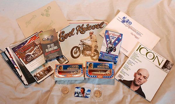 Evel Knievel Album Diecasts Video Coins & More