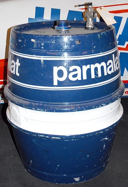 Parmalat Indy Car Race Used Gas Barrel