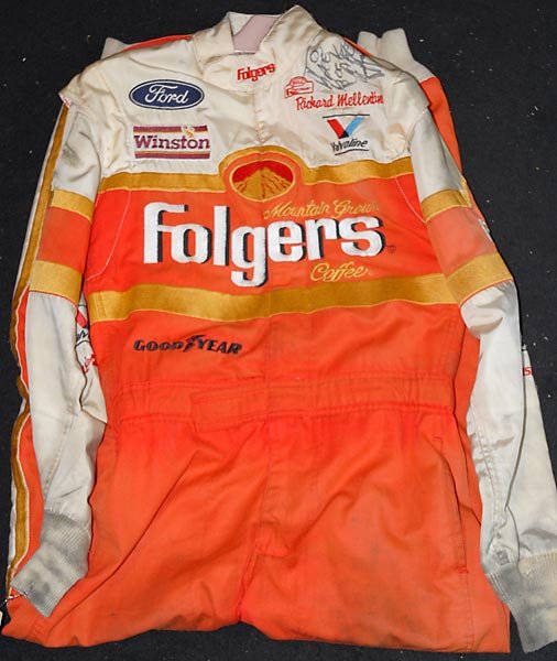 Folgers Nascar Race Used Roush Racing Suit