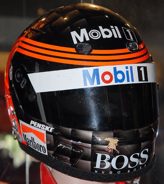 1991 Paul Tracy Marlboro Race Used Mobil 1 Helmet