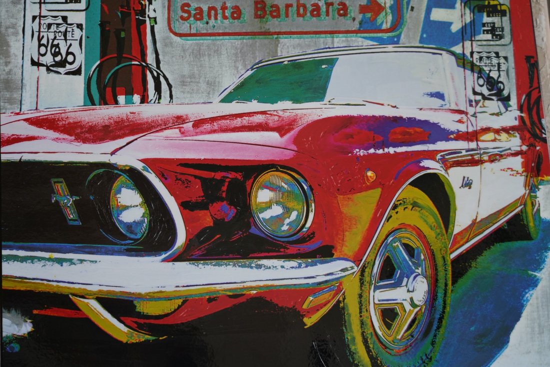 Art-Stretched Canvas Print " LAM VENTURA FREEWAY ": Art- Stretched Canvas Print " LAM VENTURA FREEWAY ", an amazing art!!! Must have!!! ********27,5"by 27,5"