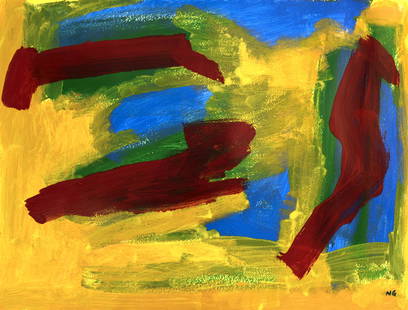 NG HON LOONG (b. 1964) Sunbather, 2020: NG HON LOONG b. Selangor, 1964 SUNBATHER, 2020 Signed (lower right) Acrylic on paper 56 cm x 76 cm ------------------- 吴汉龙