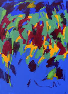 NG HON LOONG (b. 1964) At the Pond, 2014: NG HON LOONG b. Selangor, 1964 AT THE POND, 2014 Signed (lower right) Acrylic on canvas 110 cm x 80 cm ------------------- 吴汉龙