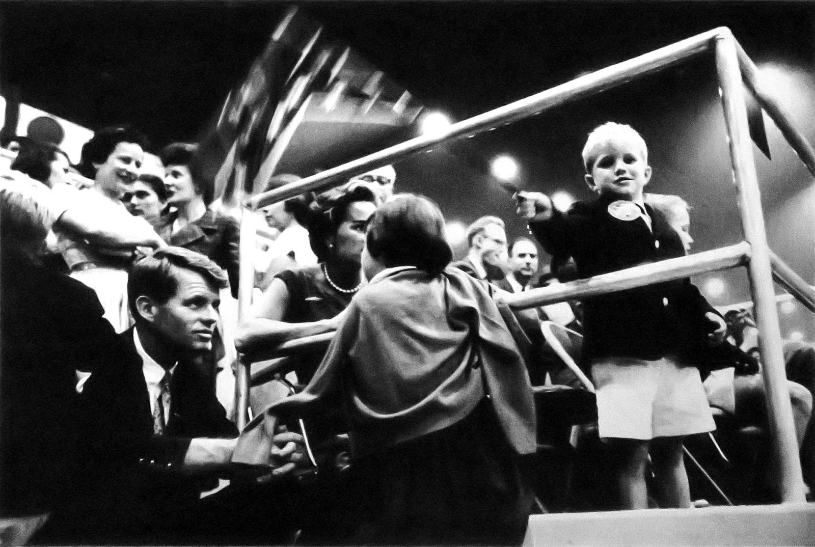 CORNELL CAPA Democratic National Convention, 1960: CORNELL CAPA (1918-2008) DEMOCRATIC NATIONAL CONVENTION, JULY 14TH, 1960 gelatin silver print, printed later; 12 1/8 x 17 7/8 in. (image), 16 x 20 in. (sheet); initialed, titled, dated, negative numbe