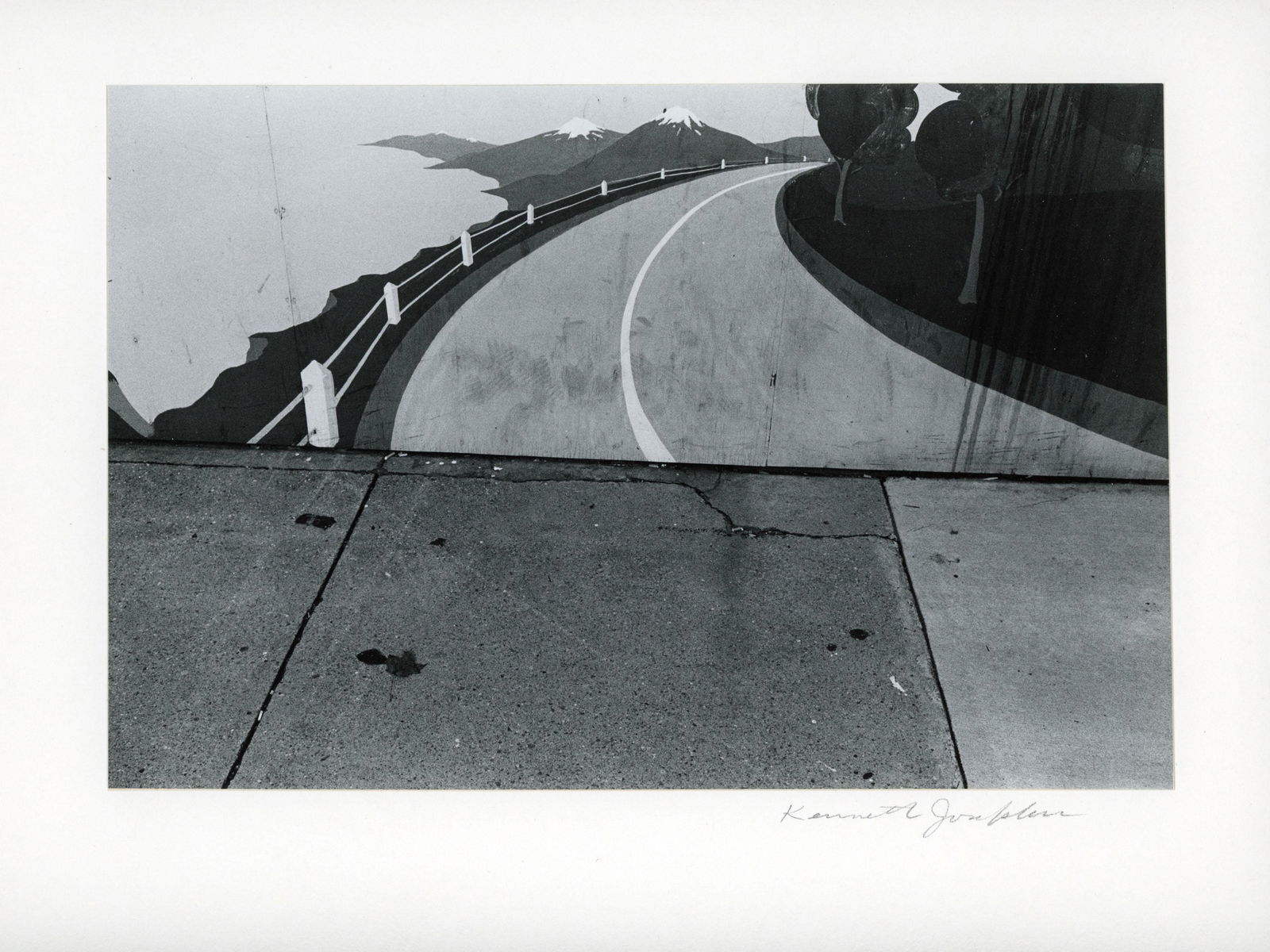 KENNETH JOSEPHSON New York State, 1970: KENNETH JOSEPHSON (1932-), NEW YORK STATE, 1970; vintage gelatin silver print; 5 15/16 x 8 7/8 in. (image), 14 x 17 in. (matted); signed on mount recto in pencil; Condition: Excellent; KJO-0021 Single