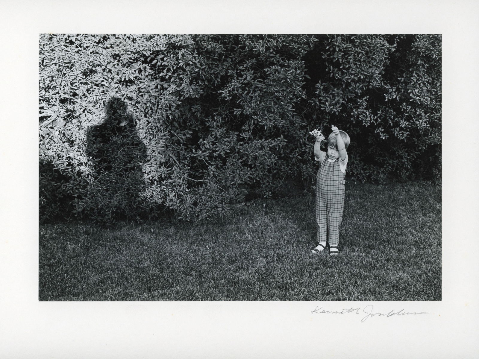 KENNETH JOSEPHSON Bradley, 1968: KENNETH JOSEPHSON (1932-) BRADLEY, 1968 gelatin silver print, printed c. 1975; 6 x 8 15/16 in. (image), 14 x 17 in. (matted); signed on mount recto in pencil; Condition: Excellent; KJO-00016 Portrait,