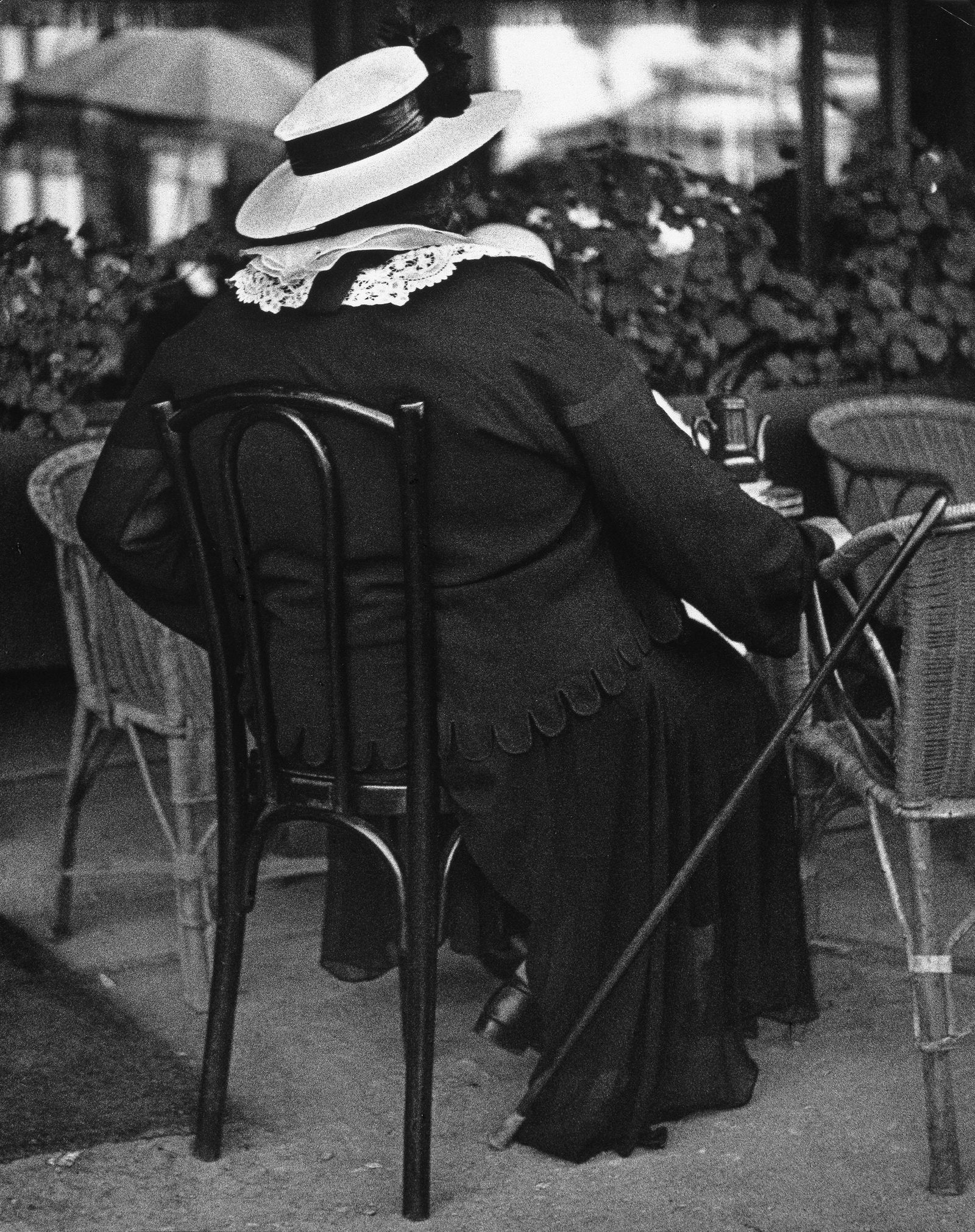 LISETTE MODEL Famous Gambler, Monte Carlo, c. 1934/37: LISETTE MODEL (1901-1983), FAMOUS GAMBLER, MONTE CARLO, c. 1934/37 gelatin silver print, printed later; 19 1/4 x 15 1/8 in. (image and paper), 24 x 20 in. (matted); signed, numbered (9/75), dated with