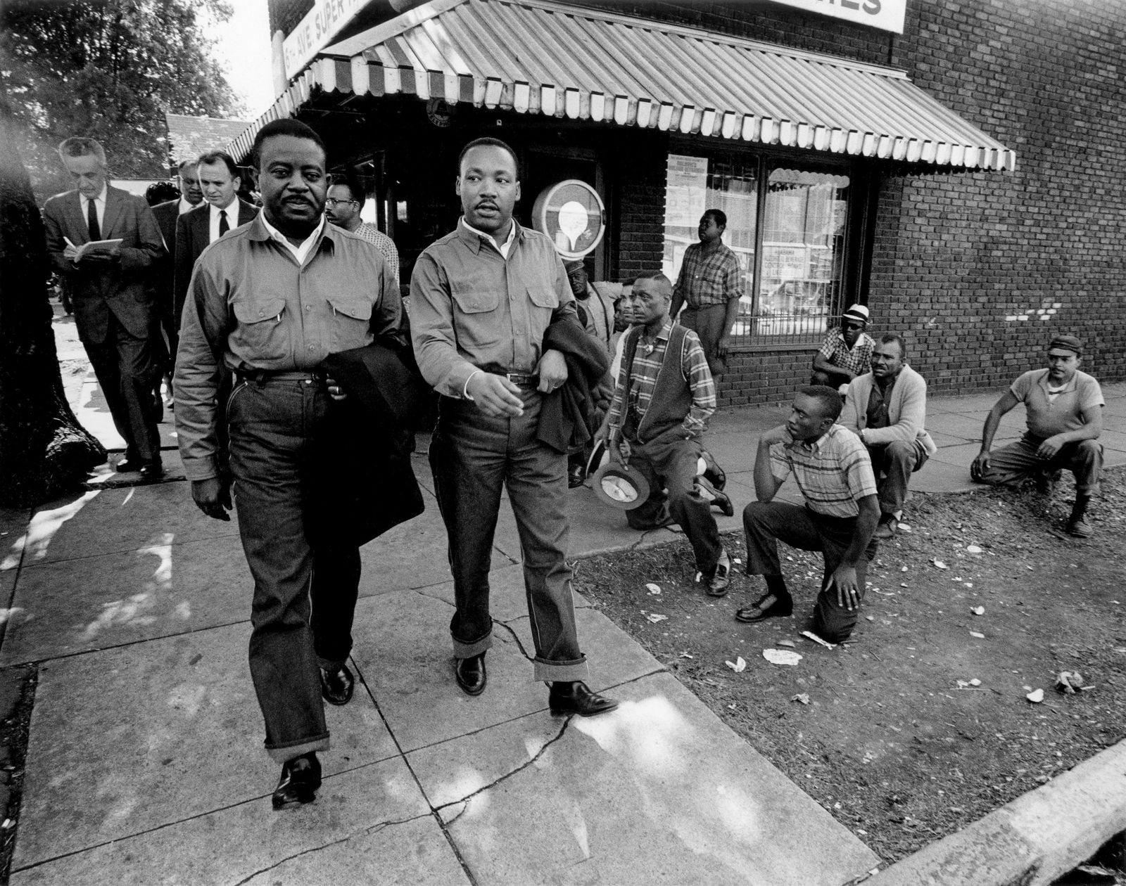 CHARLES MOORE Birmingham, 1963: CHARLES MOORE (1931-2010) BIRMINGHAM, 1963 gelatin silver print printed later: 10 1/8 x 12 7/8 in. (image), 11 x 14 in. (sheet); signed, titled, dated verso in pencil; Condition: Excellent; EG# CMO-00