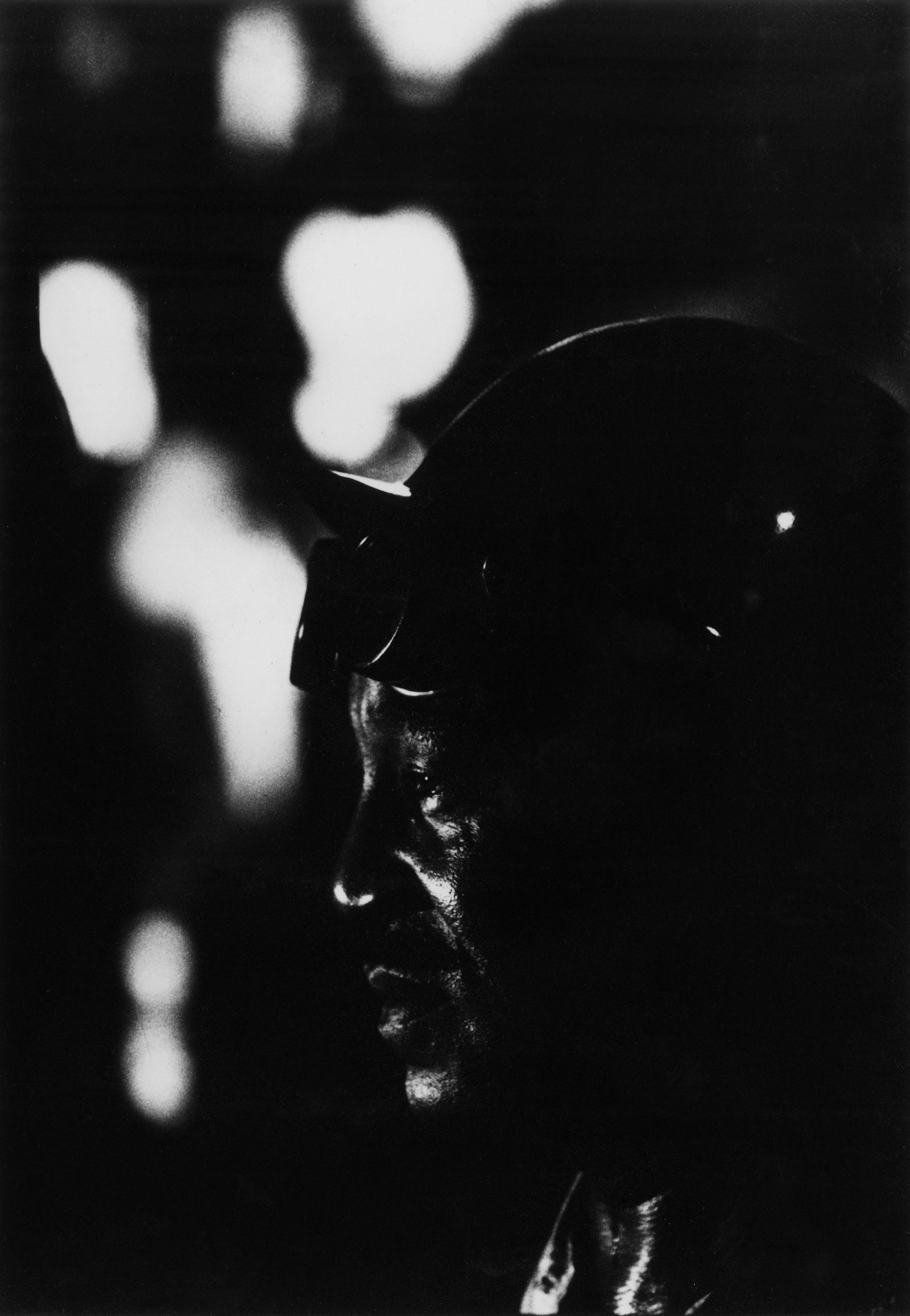 W. EUGENE SMITH, STEEL WORKER FROM PITTSBURGH, 1955-56: W. EUGENE SMITH (1918-1978), STEEL WORKER, from PITTSBURGH, 1955-56 gelatin silver print, printed later; 8 1/4 x 5 3/4 in. image; signed verso in pencil, W. Eugene Smith estate stamp verso in ink. Con