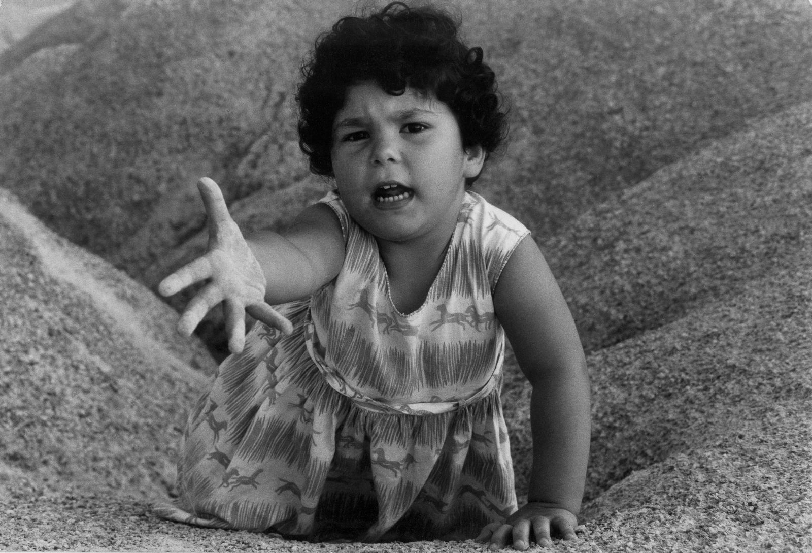 W EUGENE SMITH, LITTLE JUANITA - SMITH'S DAUGHTER, 1948: W. EUGENE SMITH (1918-1978), LITTLE JUANITA - SMITH'S DAUGHTER, 1948 vintage gelatin silver print, printed later; 4 5/16 x 6 5/16 in. (image); copyright stamp verso, Magnum Photos stamp verso, pencil