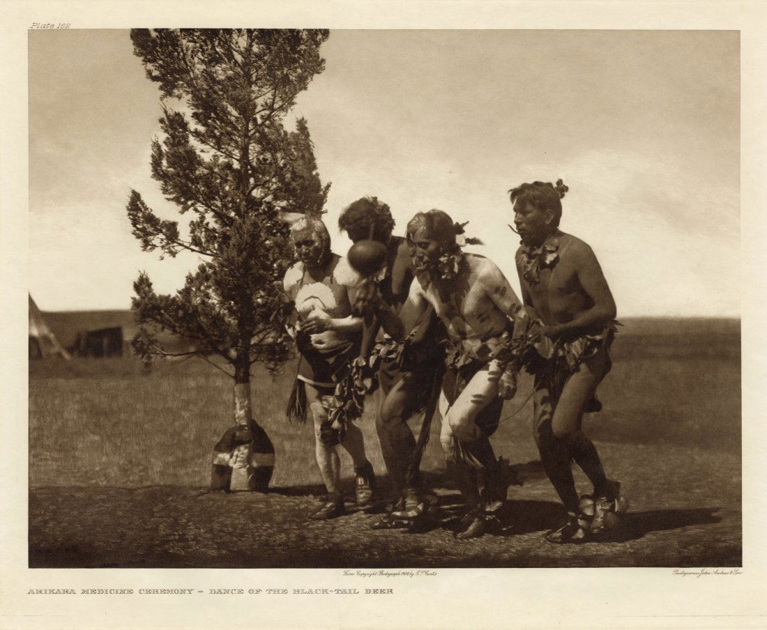 EDWARD S. CURTIS, DANCE OF THE BLACK-TAIL DEER, 1908 (1 of 1)