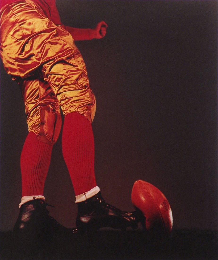 HAROLD EDGERTON, FOOTBALL KICK, 1939 (1 of 1)