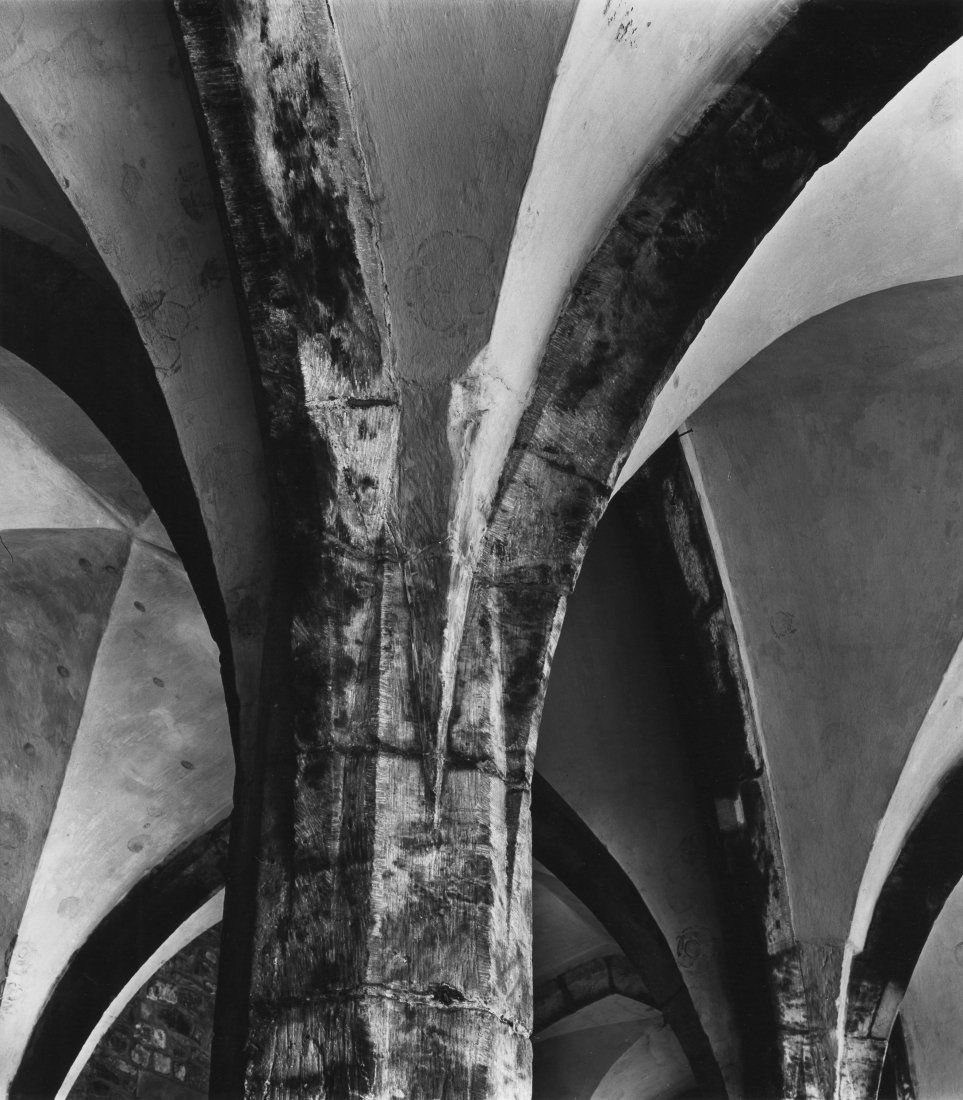 BRETT WESTON, ARCHES, GERMANY, 1971: BRETT WESTON (1911-1993) ARCHES, GERMANY, 1971 vintage gelatin silver print, 12 x 10 5/8 in. (image), 16 x 20 in. (matted); signed, dated on mount recto in pencil; noted verso "portfolio print 12;" Pl