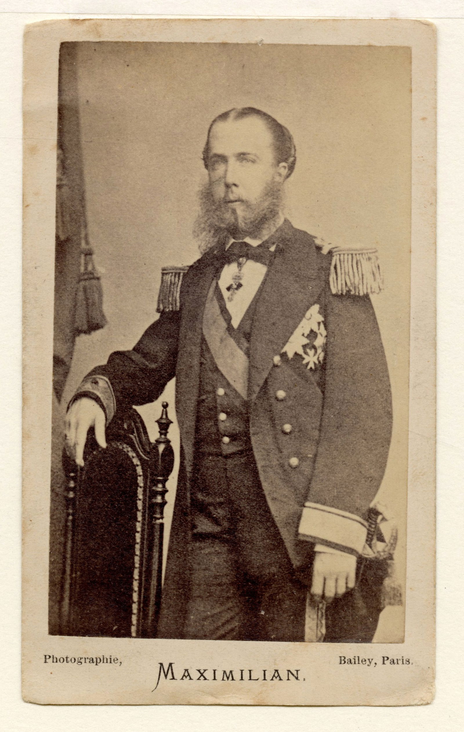 , Matthew Brady Studio - ANDREW BURGESS, EMPEROR MAXIMILIAN OF MEXICO, C. 1864 (1 of 1)
