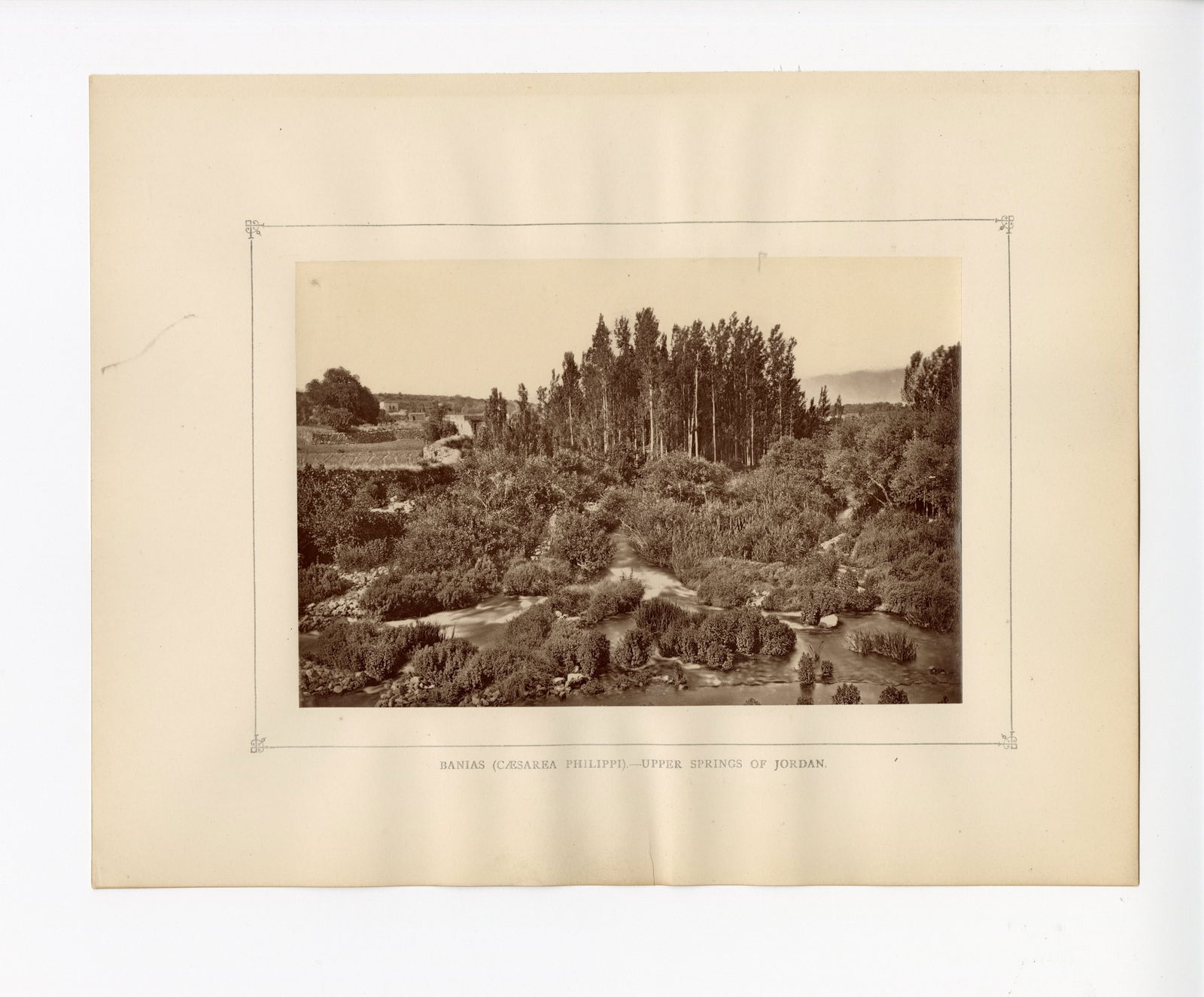 LOT 7 H.B. TRISTAM, 4 VIEWS OF THE MIDDLE EAST, c. 1858-1881 (1 of 4)