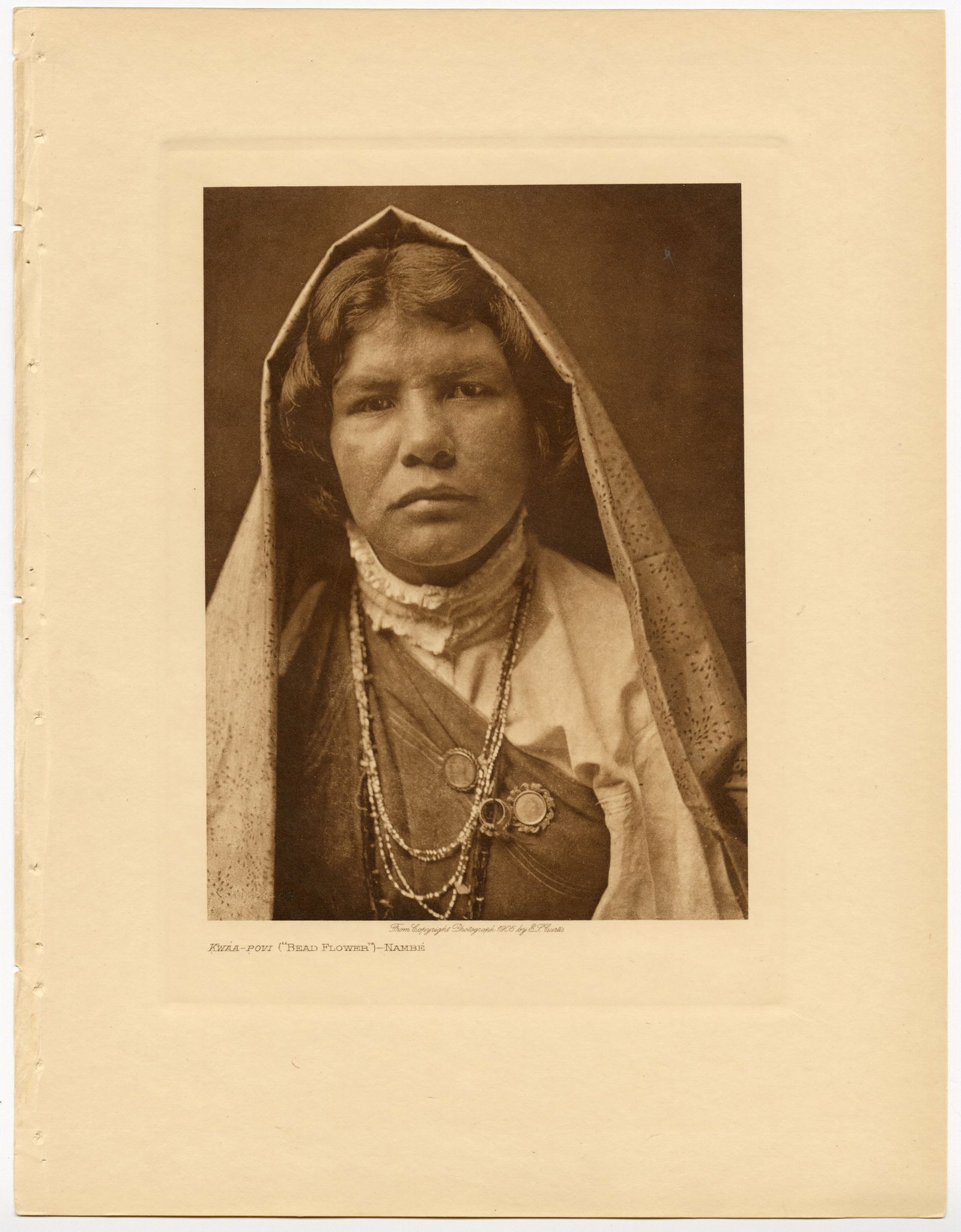, Edward Sheriff Curtis, Five Vintage Photogravures, 1905-1915 (1 of 5)