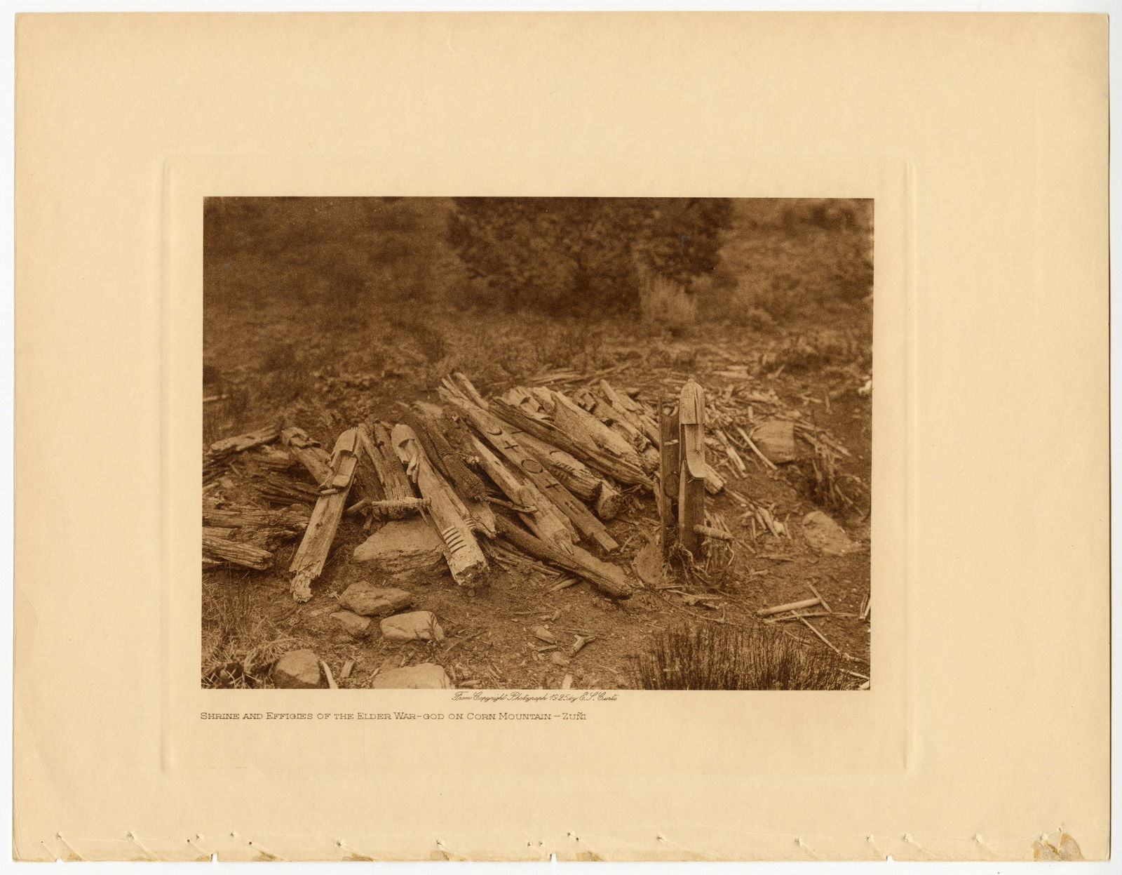 , Edward Sheriff Curtis, Five Vintage Photogravures, 1907-1925 (1 of 5)