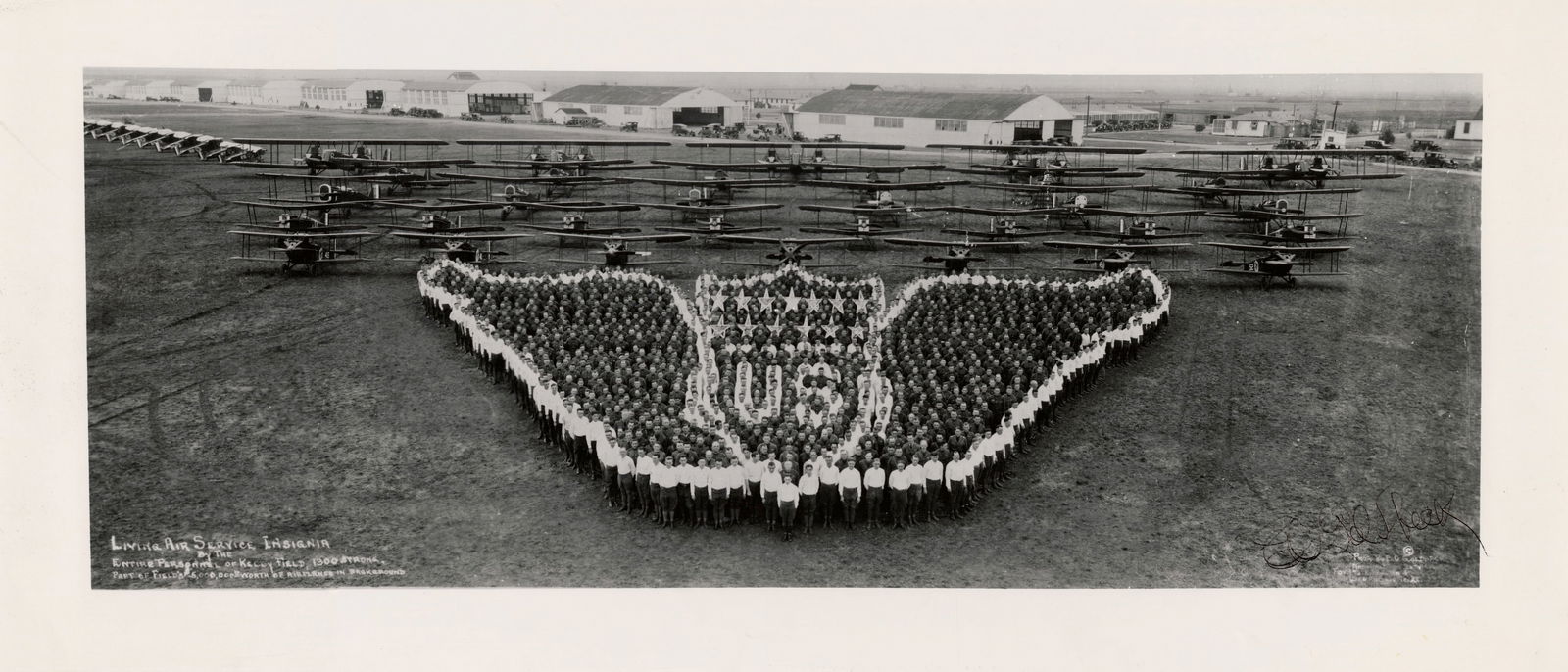 LOT 42 EUGENE O. GOLDBECK, LIVING AIR SERVICE INSIGNIA, 1924 (1 of 1)