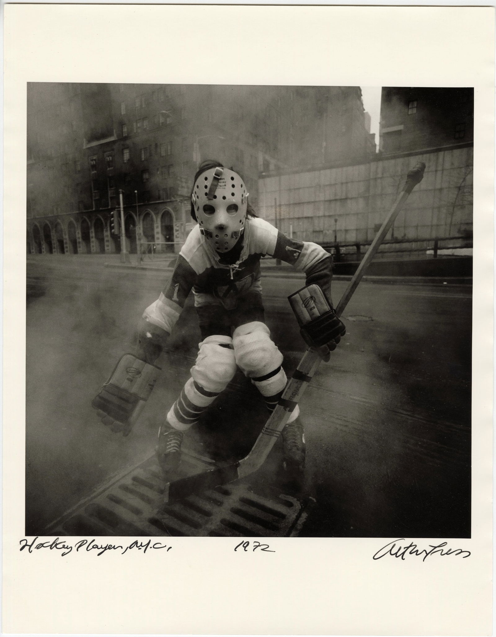 ARTHUR TRESS, HOCKEY PLAYER, NYC,1972 (1 of 1)