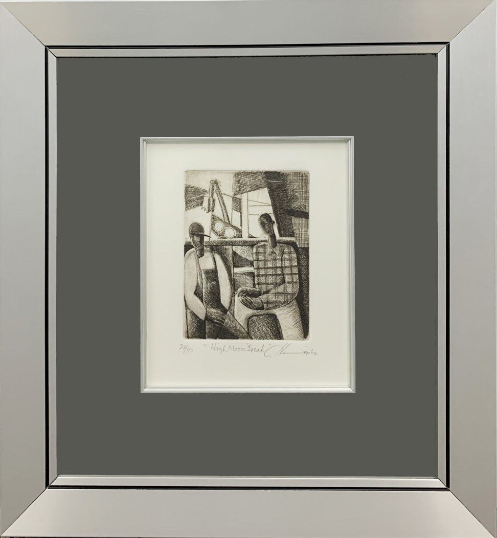 Joseph Holston Signed Limited Edition 27/50 Etching (1 of 4)