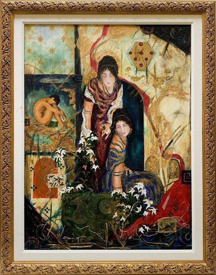 Astonishing Janet Treby Original Oil On Canvas (1 of 2)