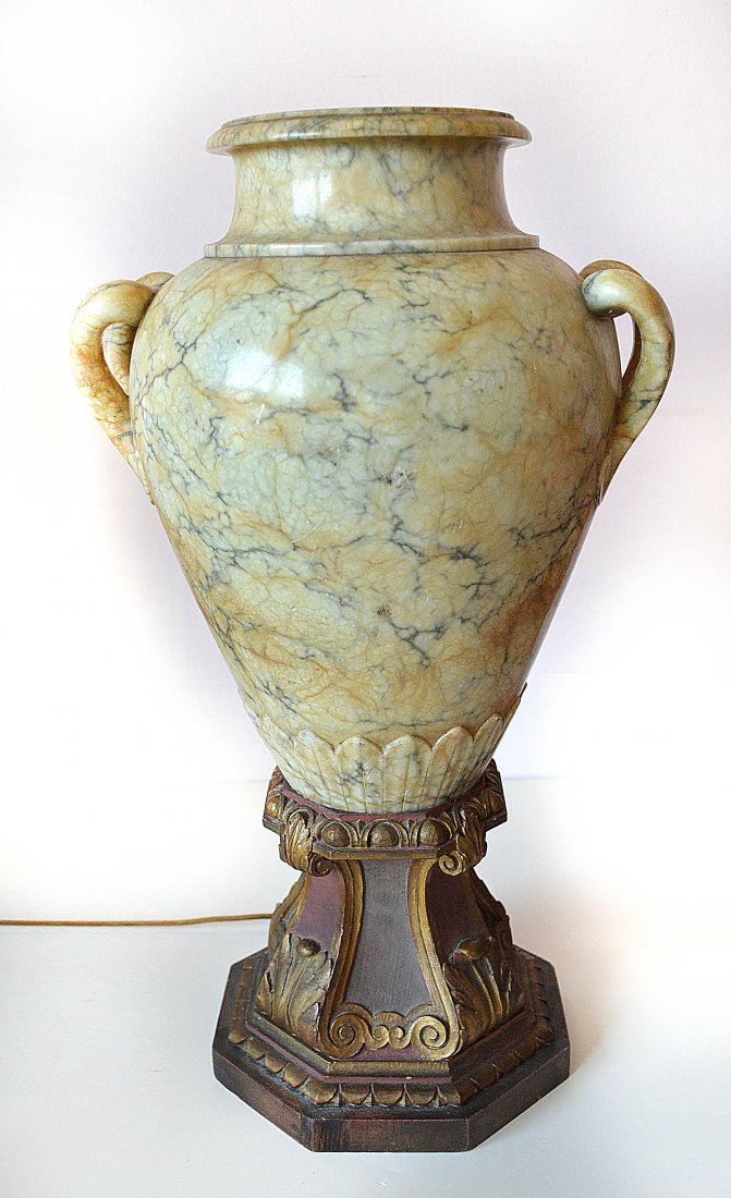 Vintage HEAVY MARBLE URN (1 of 5)
