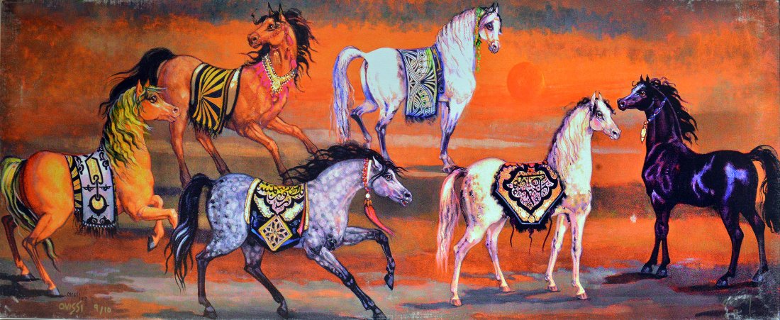 Nasser Ovissi Giclee on Canvas Cyrus The Great Horses (1 of 5)