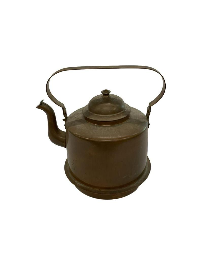 Antique Skultuna Copper Kettle: Antique Skultuna Copper Kettle