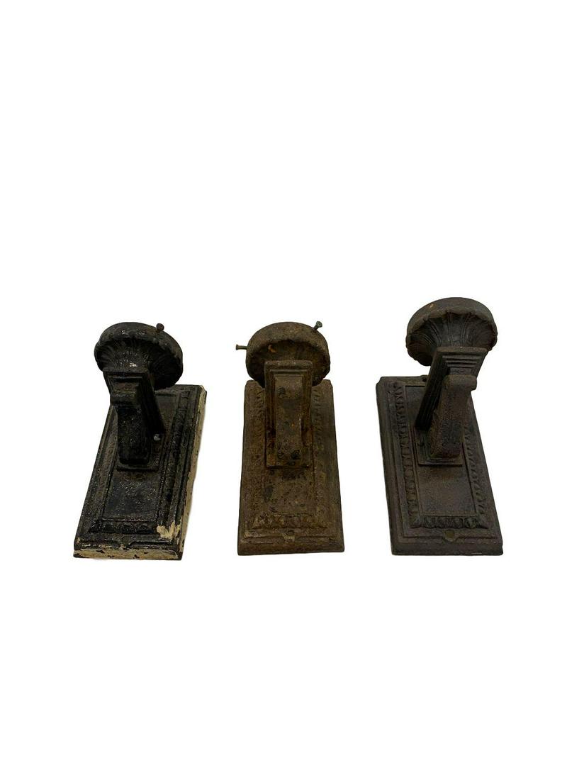 Antique cast iron wall sconces: Antique cast iron wall sconces