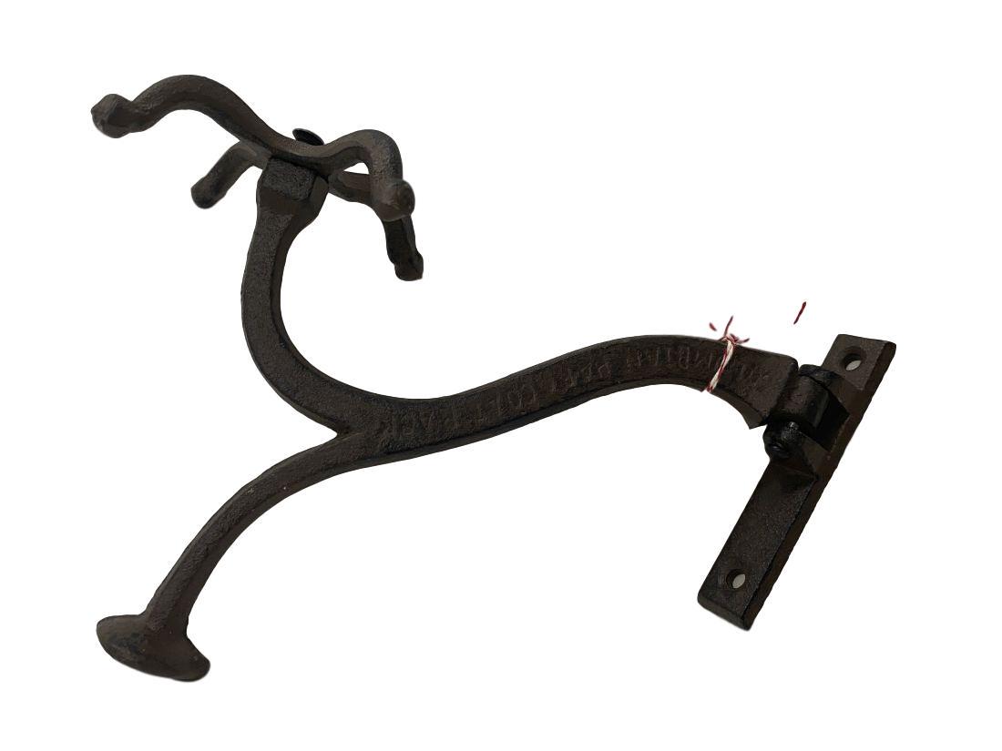 Iron coat and hat rack: Iron coat and hat rack