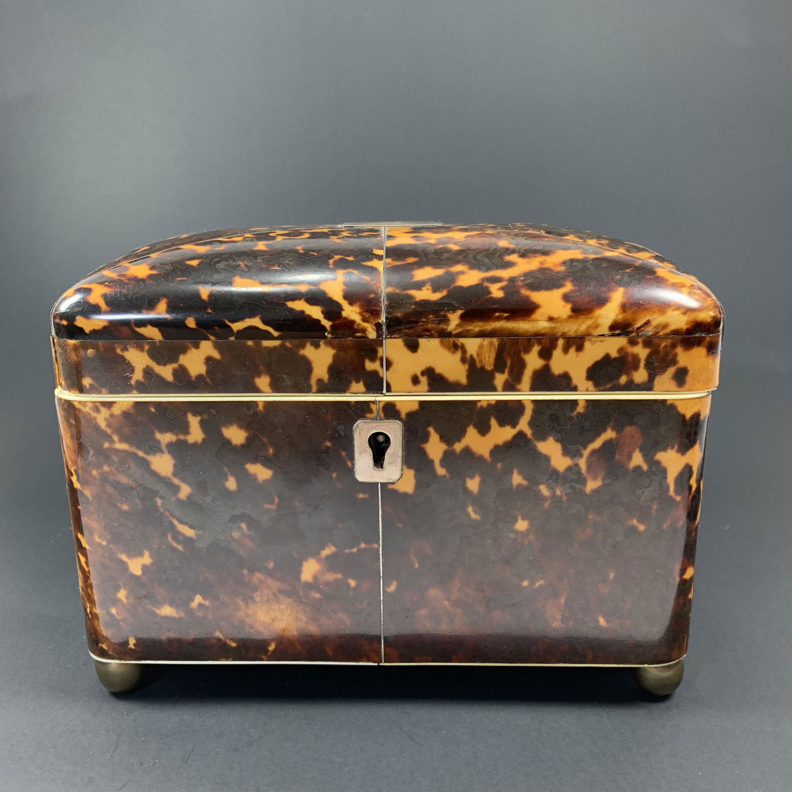 Antique Victorian Tortoise Shell Box (1 of 19)