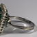 An 18k Gold Emerald & Diamond Ring - 10