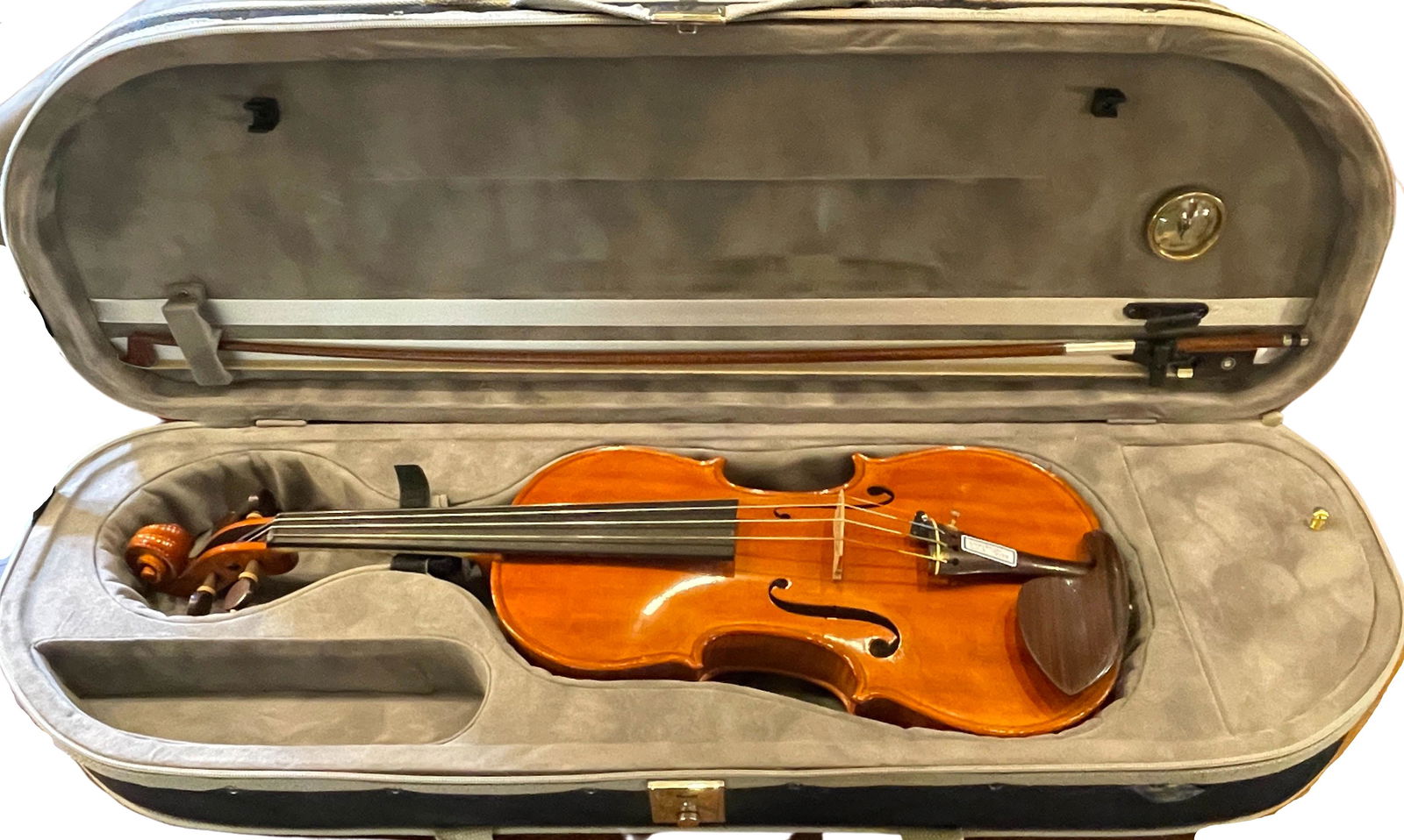 An Excellent Fausto Gasiraghi Violin & Violin Bow Set (1 of 19)