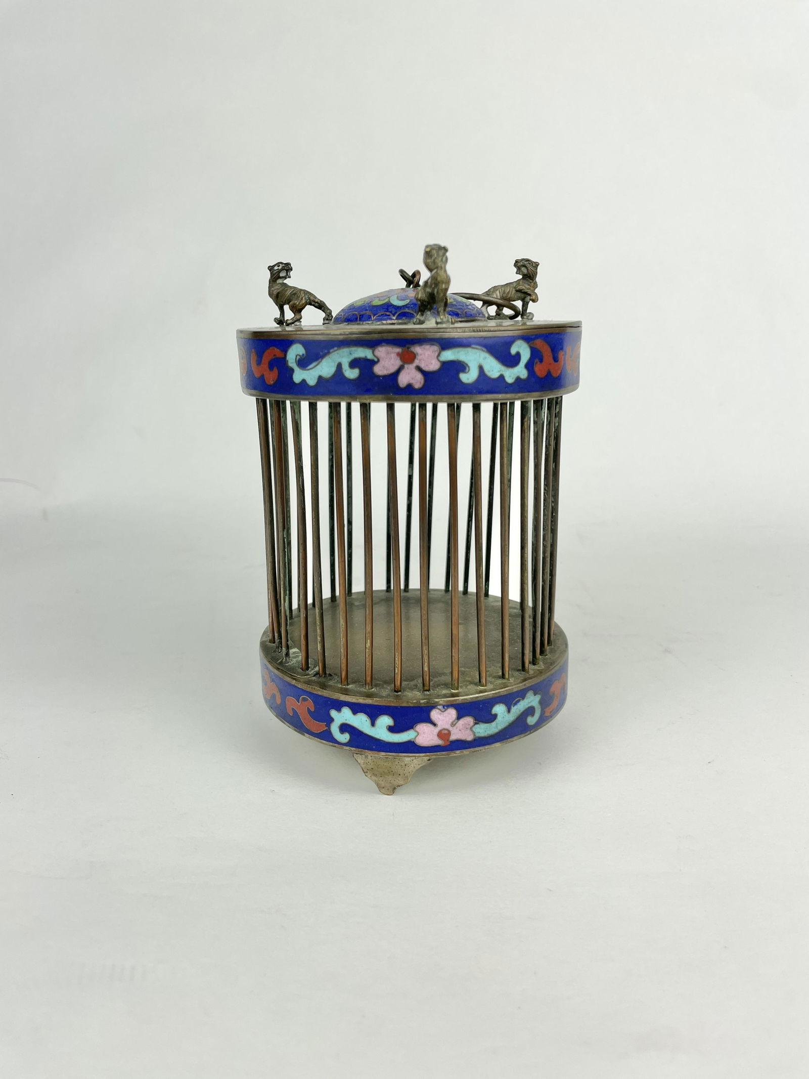A Chinese Cloisonne Cricket Cage (1 of 15)
