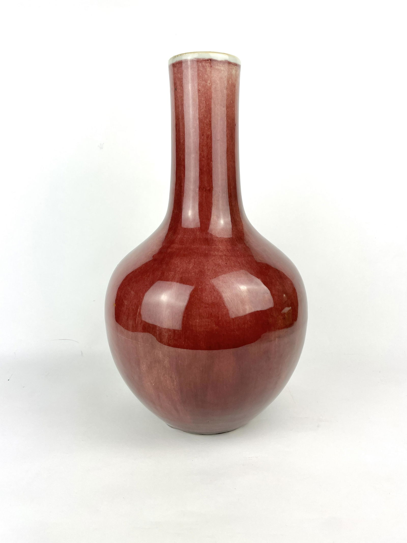 A Chinese Peach Glaze Porcelain Vase (1 of 19)