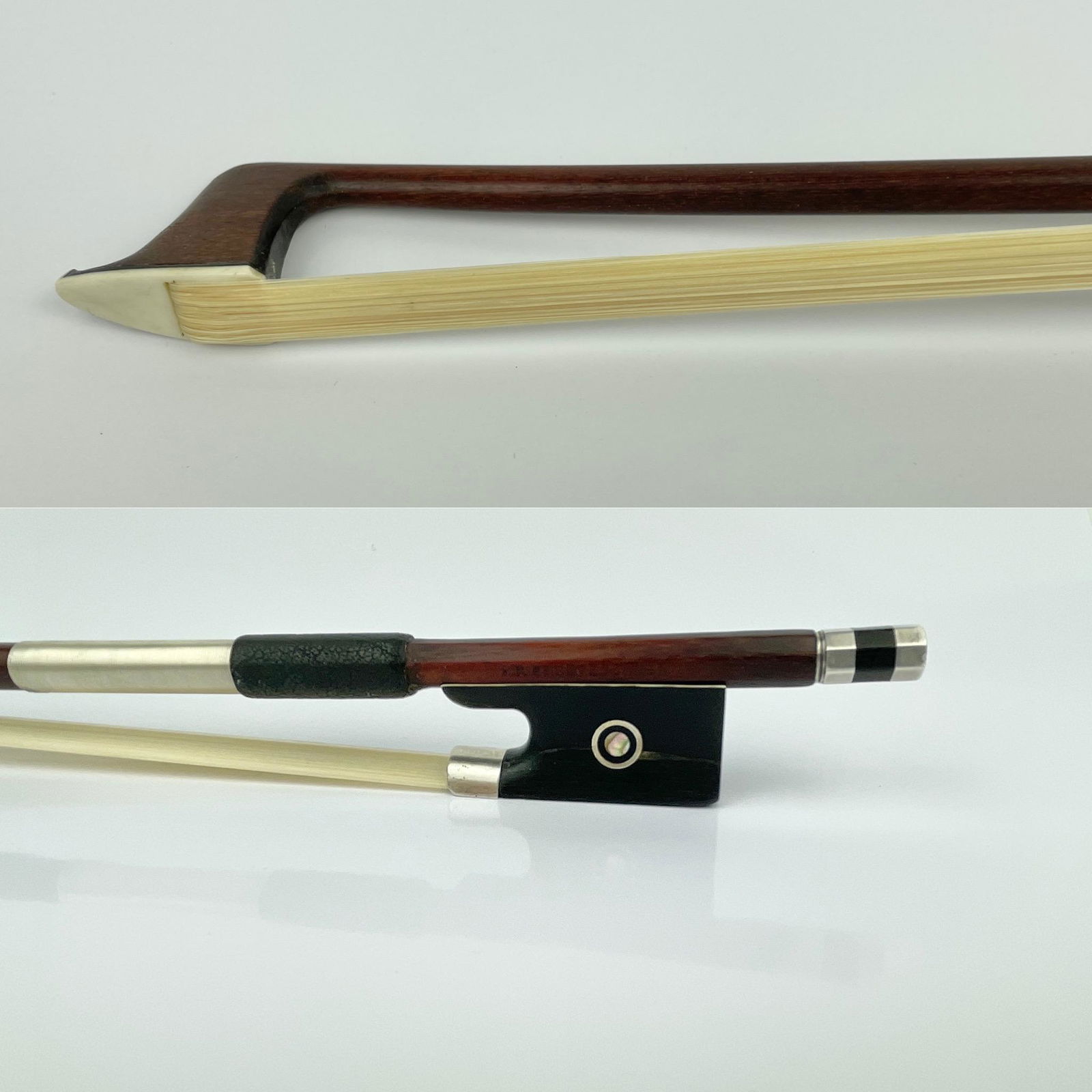 A Fine F.C. Pfretzchner Pernambucco Violin Bow (1 of 18)