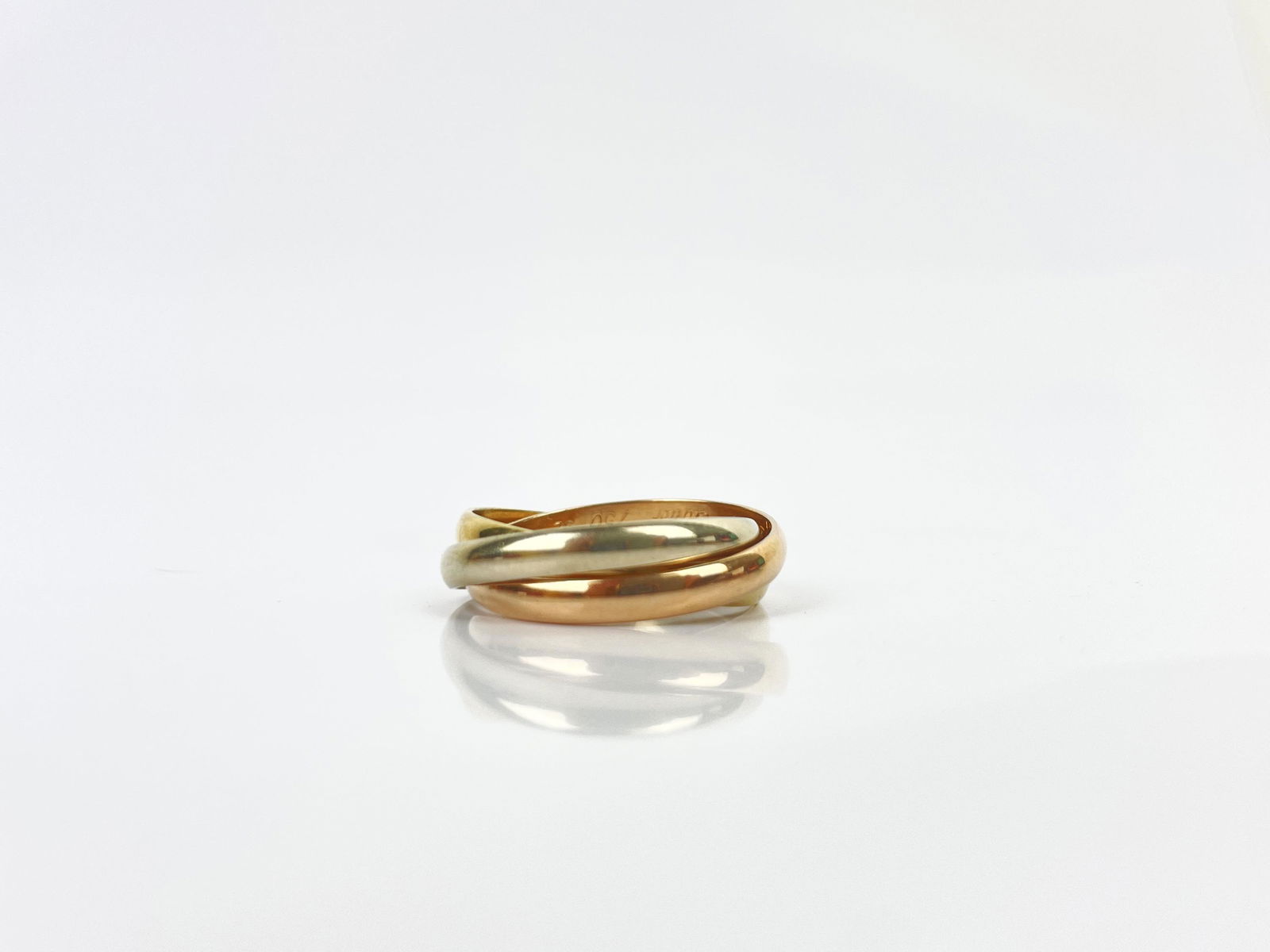 A Vintage Cartier Trinity 18k Gold Ring (1 of 8)